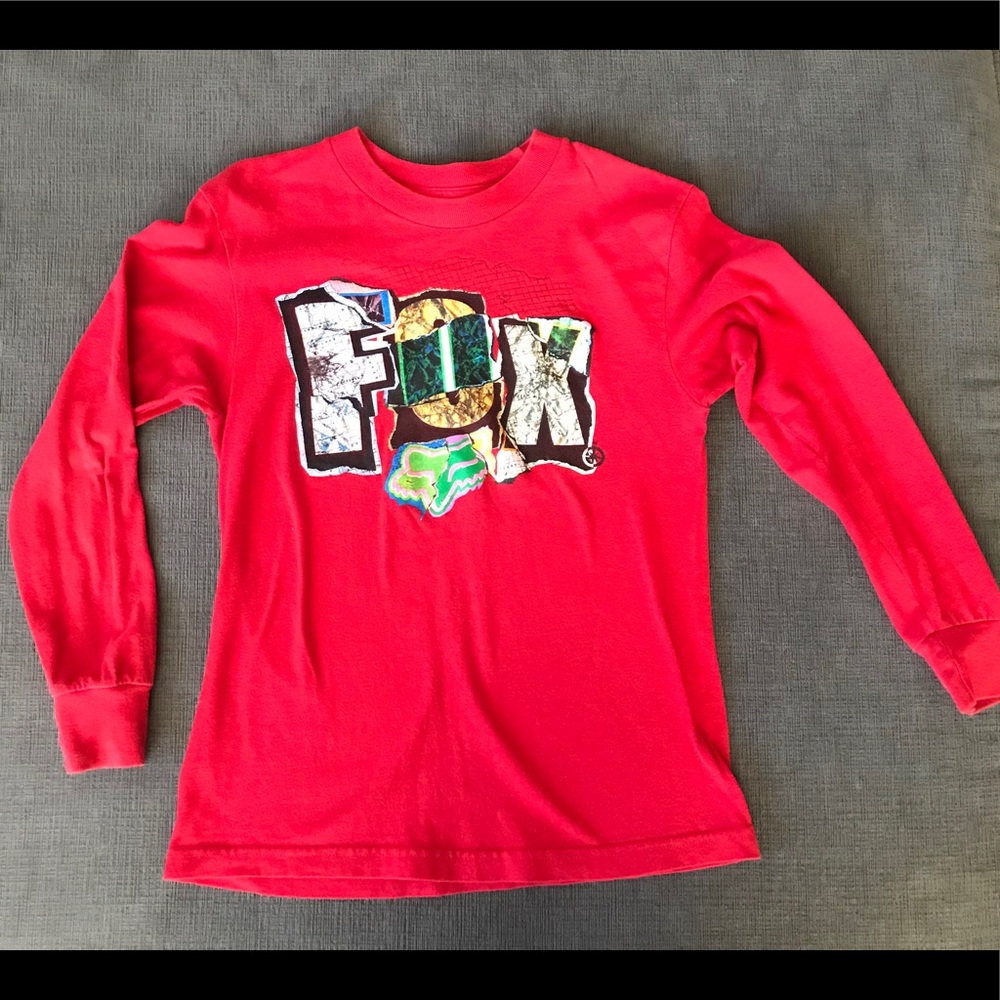 Youth Boys Fox long sleeve Size: Small